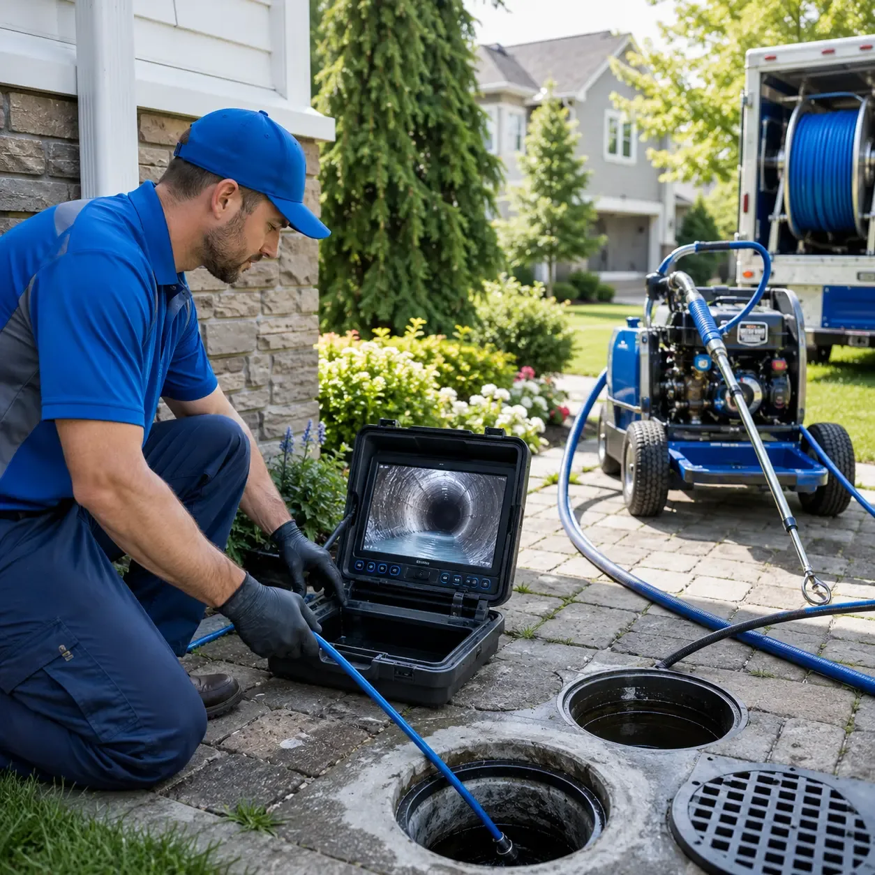 Outdoor drain cleaning professionals serving Sallis, MS